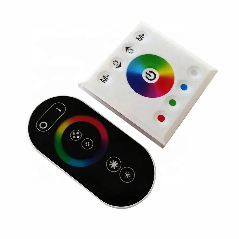 RF RGBW RGB LED Controller Touch Screen DC12-24V 18A Remote Controller Channel FOR RGB RGBW strip tape