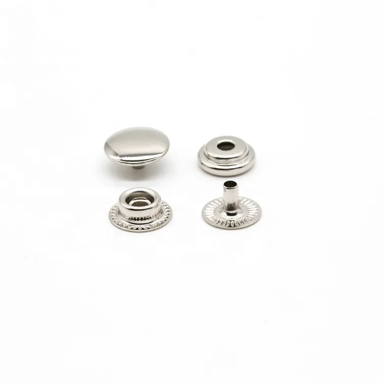 
Wholesale hot sale fashion garment accessories high quality metal button snap 