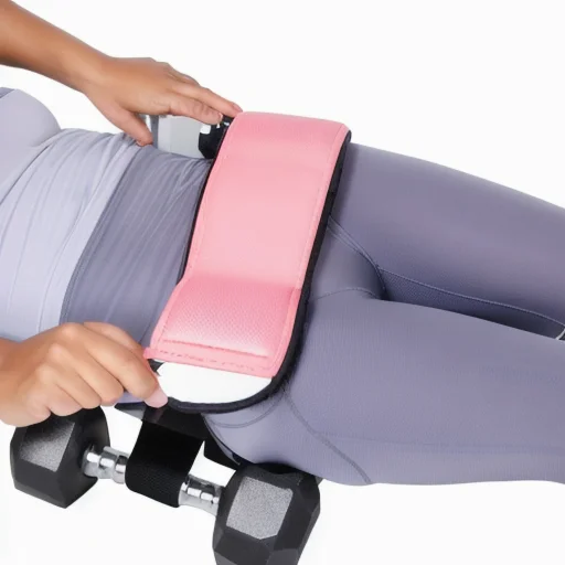 MR Tib Bar Weight Lifting Accessories Gym Hip Thrust Belt Hip thrust pad for weights with Dumbbells