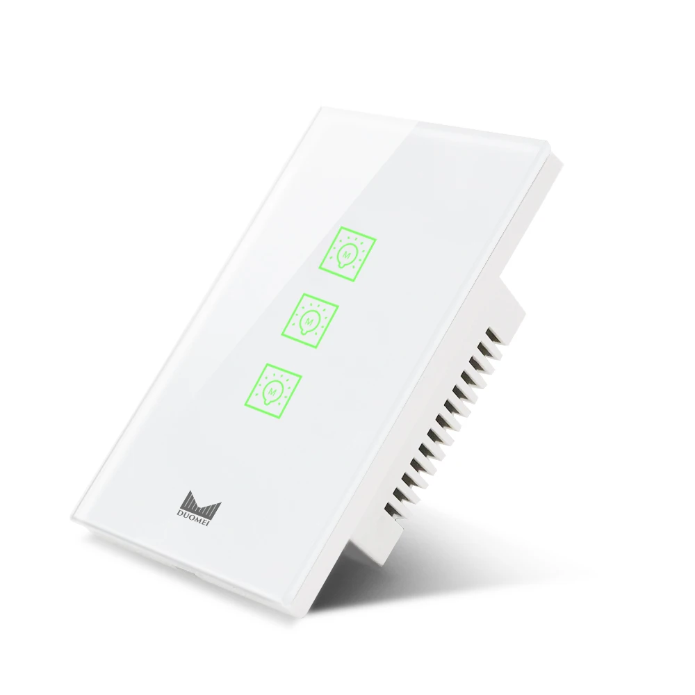 Alexa Google Home Automation Wifi  Remote Control Smart On/off Timer Light Wall Switches Touch