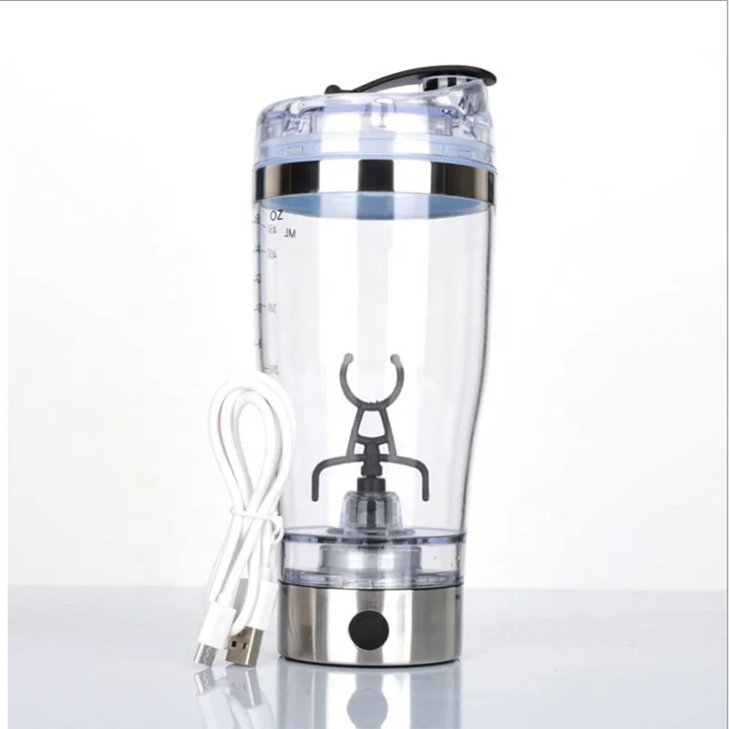 Portable 450Ml Automatic Stirring Battery Powered Self Milk Shake Electric Smart Coffee Blender Cup