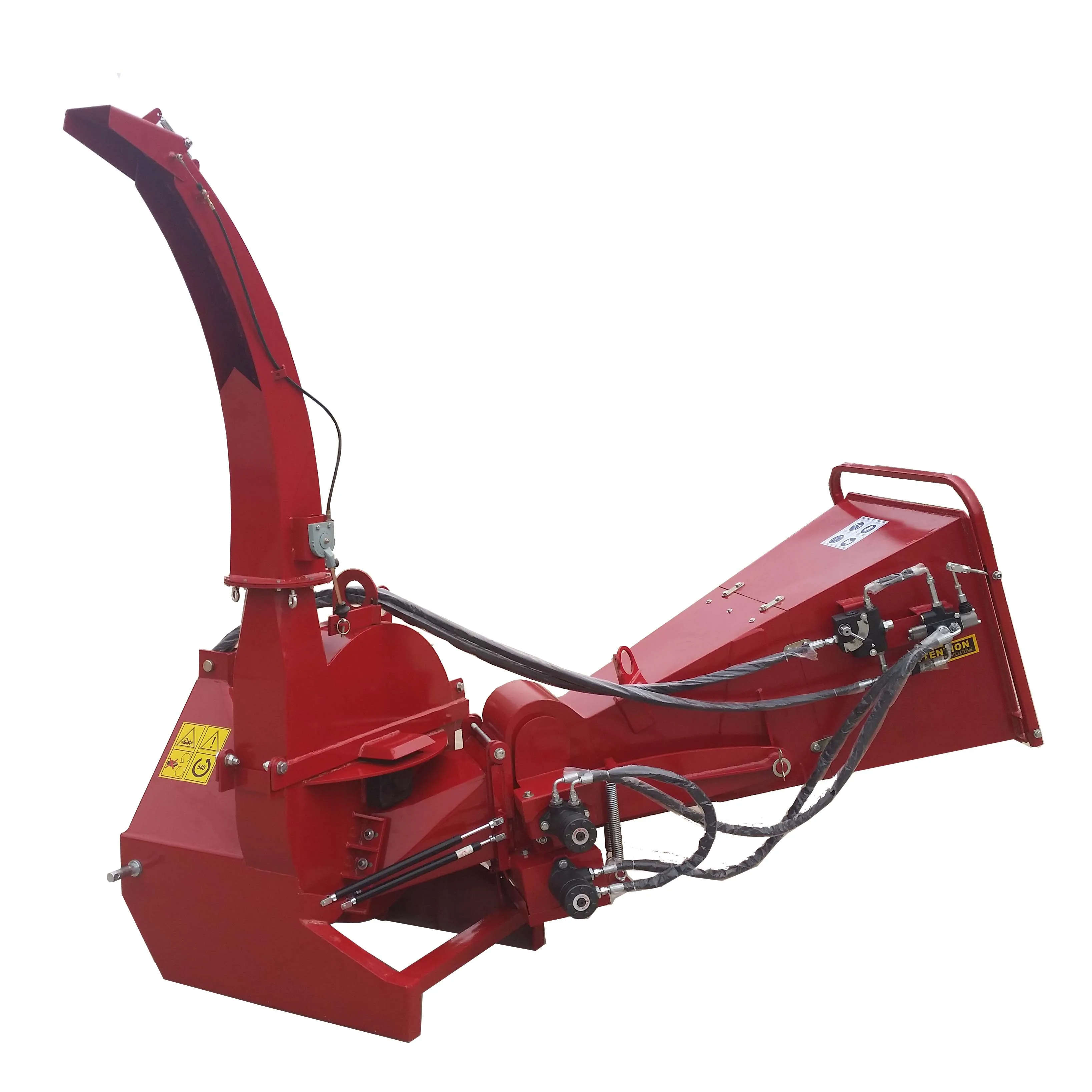 3 point hitch hydraulic pto wood chipper shredder with ce