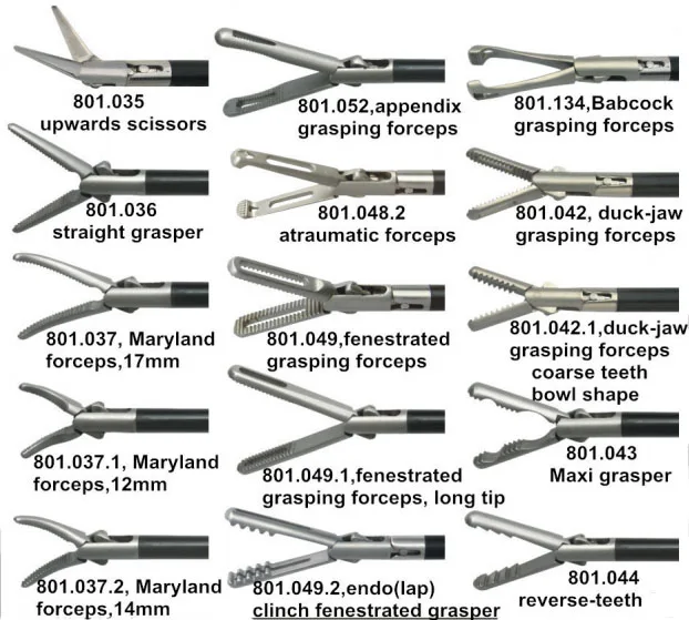 5mm biopsy forceps Laparoscopic surgical instrument Maryland clamp