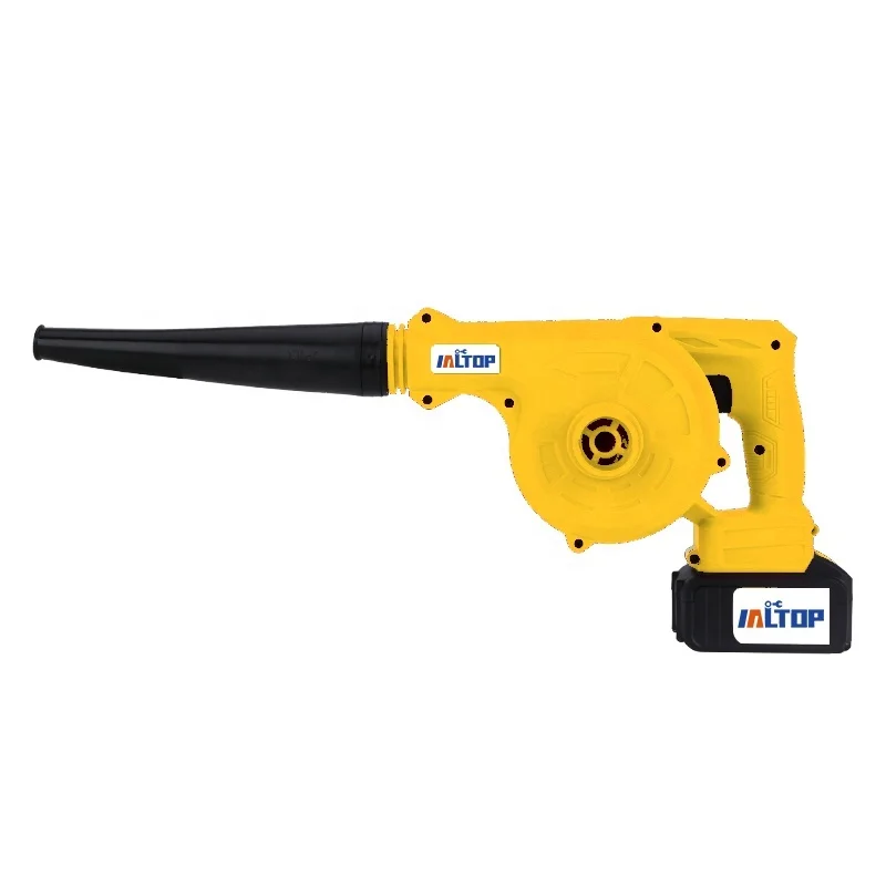 21V Brushless Lithium Battery Powered Garden Blower Machine Cordless Rechargeable Blower
