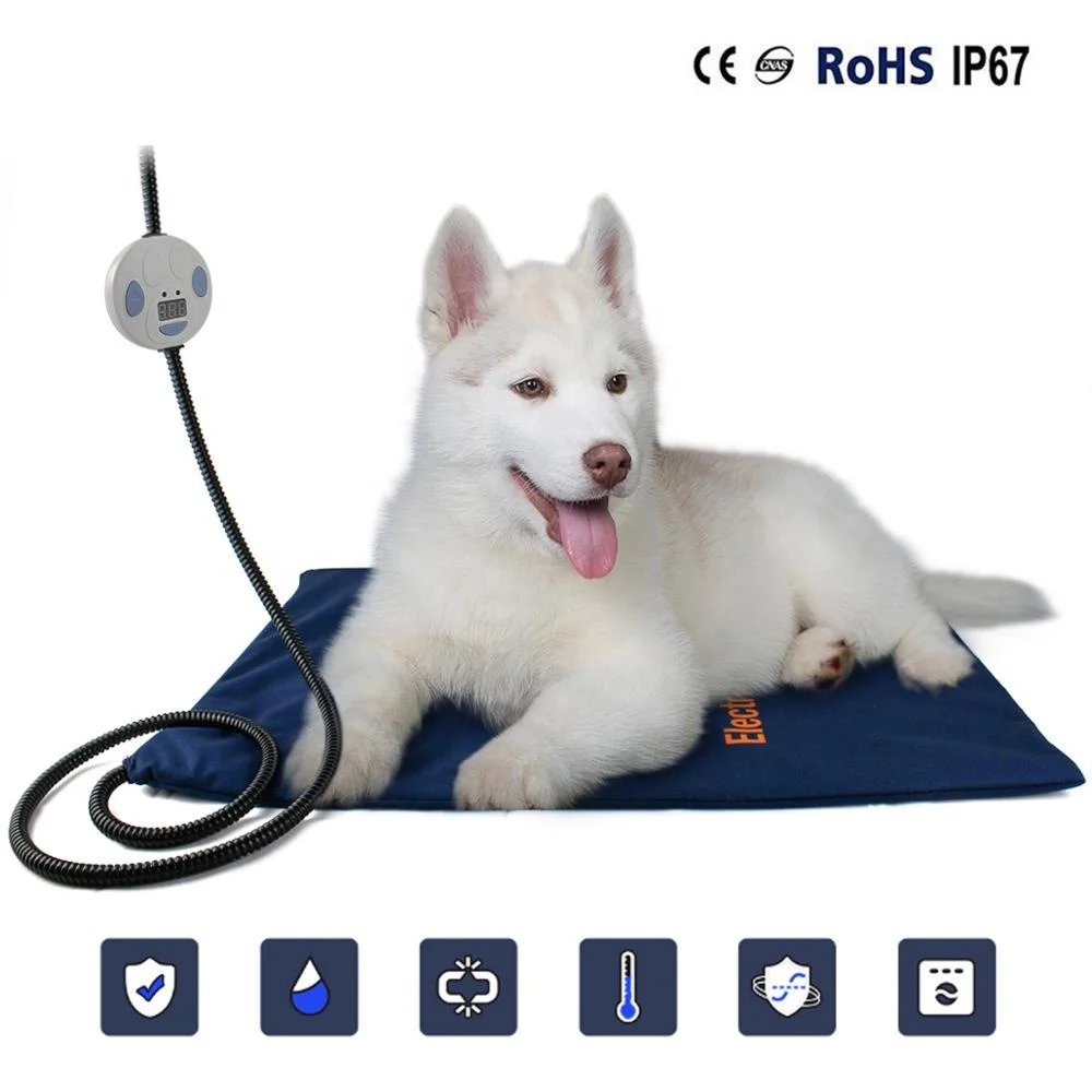 Washable Dog Heating Pad Electric Dog Warm Mat Heat Dog Bed for Pet