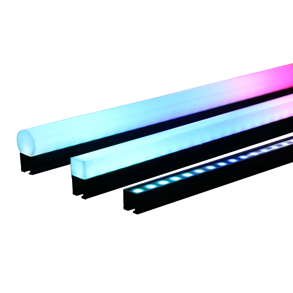 Dmx Smd5050 24 В 60led 10-пиксельная цифровая светодиодная Пиксельная палочка Светодиодная панель для ПК крышка Rgb Ландшафтная световая