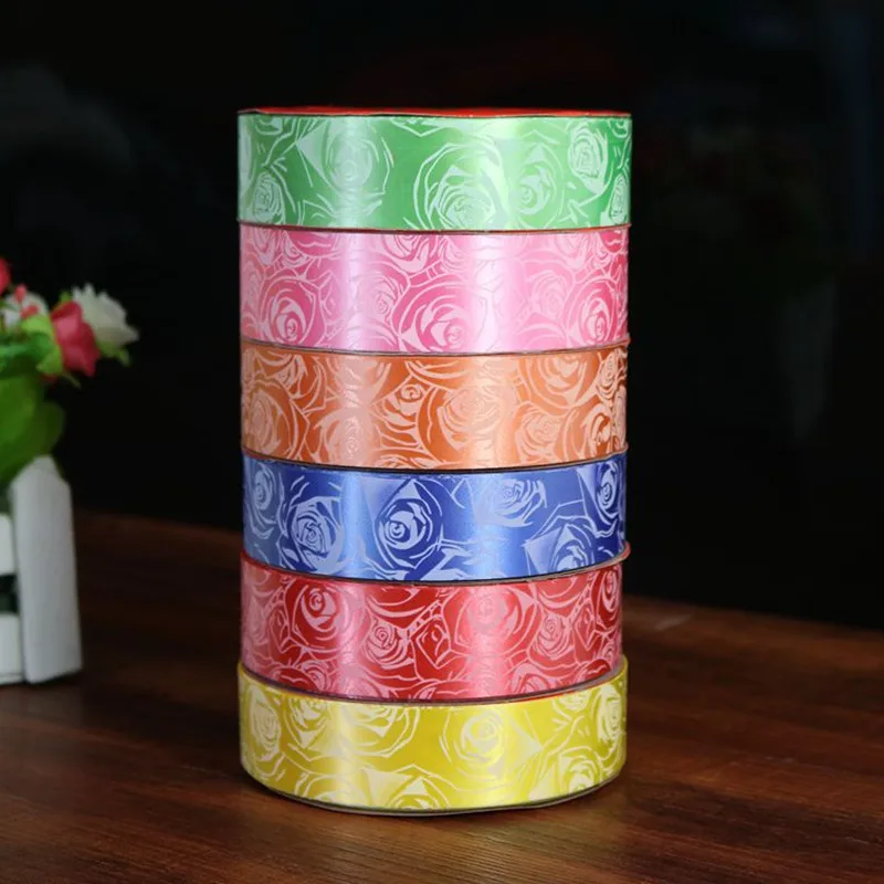 PP Ribbon Custom Size and Printing Polypropylene Party Celebrate Ribbon Advertising Packing Ribbon