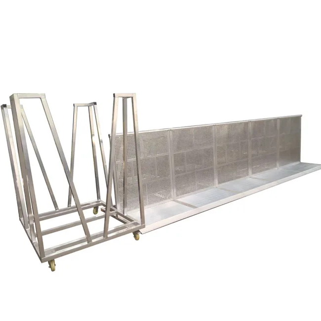 Good Quality Aluminum Concert Stage Safety Barrier Folding Crowd Control Barrier