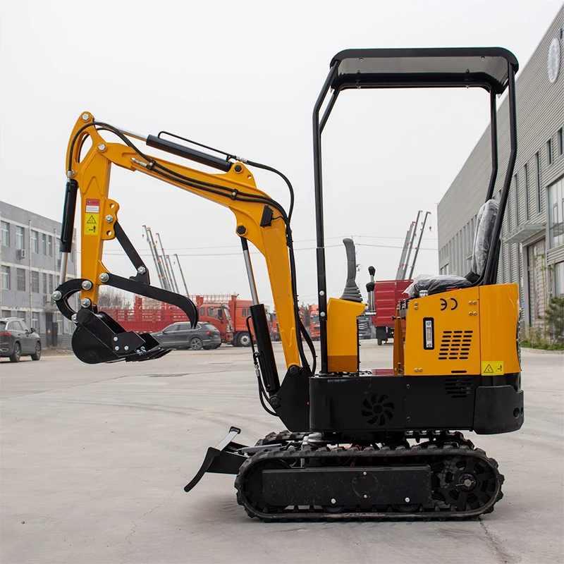 Full-function bucket mini digger micro mini excavator 800KG 1T 2T 3T  mini bagger with rubber tracks