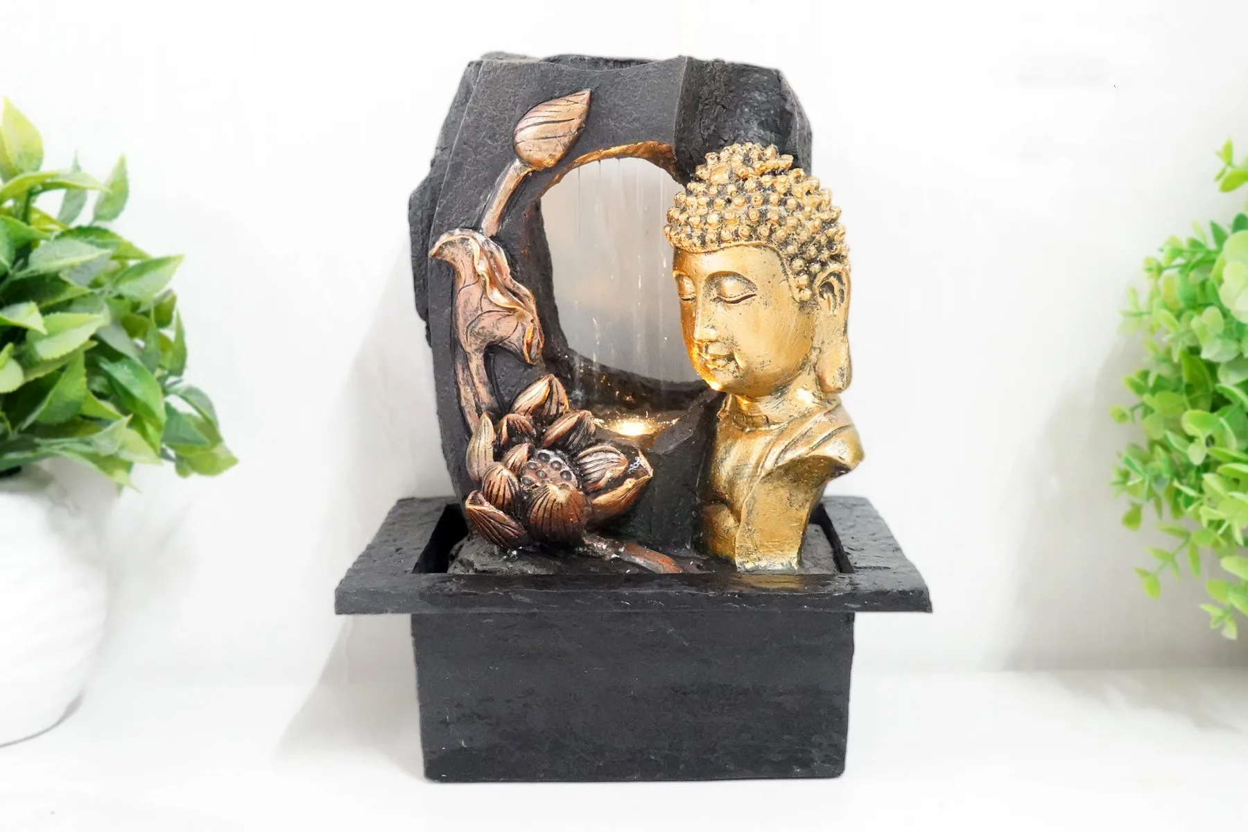 Manufacturer Wholesale Resin Buddha Statue Water Fountain Polyresin Hindu Gods Statues