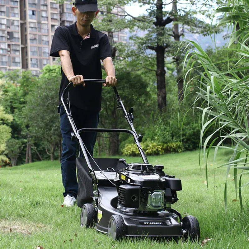 4-Stroke grass cutter Cordless lawn mower mini Hand Push Rear gasoline walking lawn mower