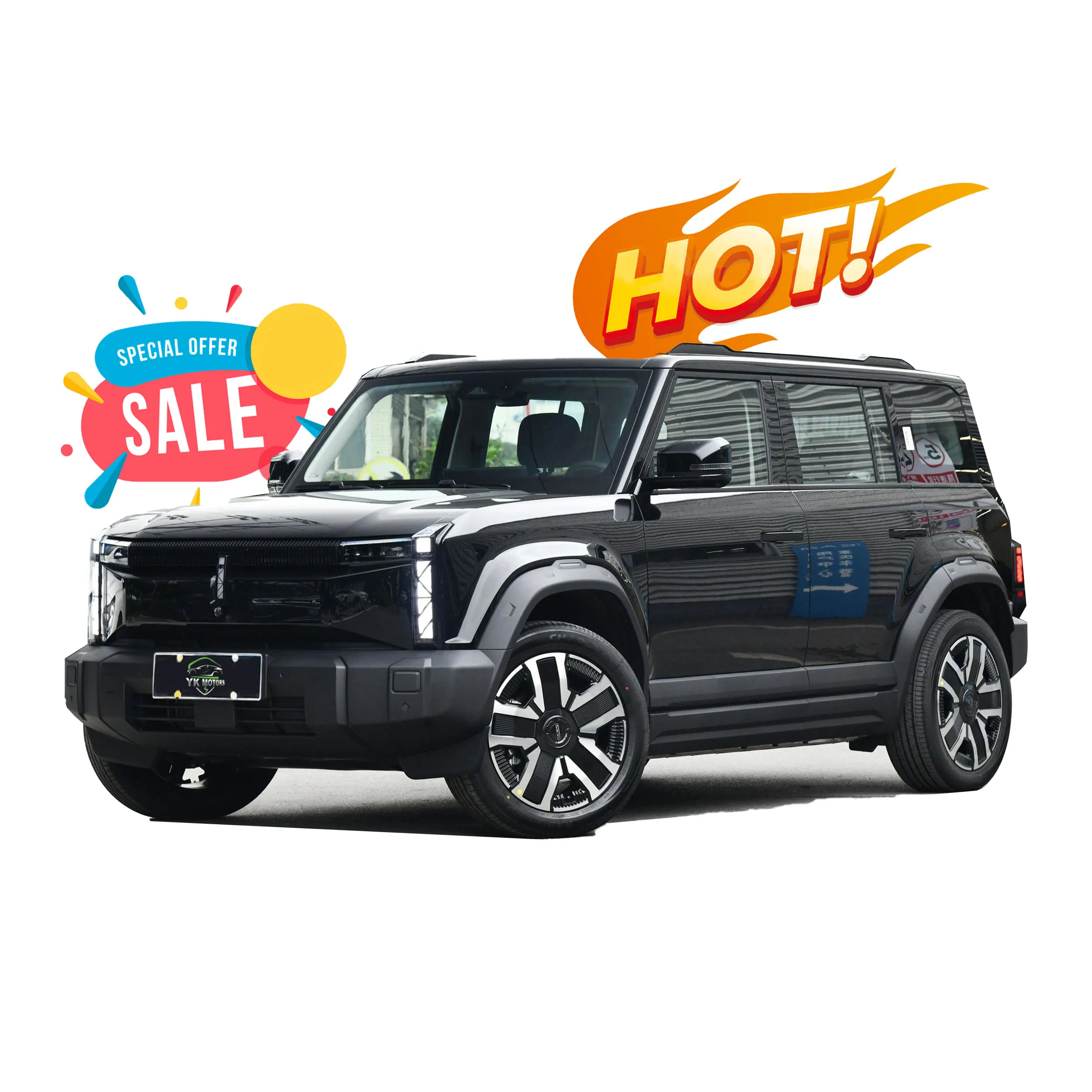 YK MOTORS Hot Selling 2024 EV Electric Vehicle iCAR 03 Wholesale  401km Battery Range Vertical Hinged Door In Stock