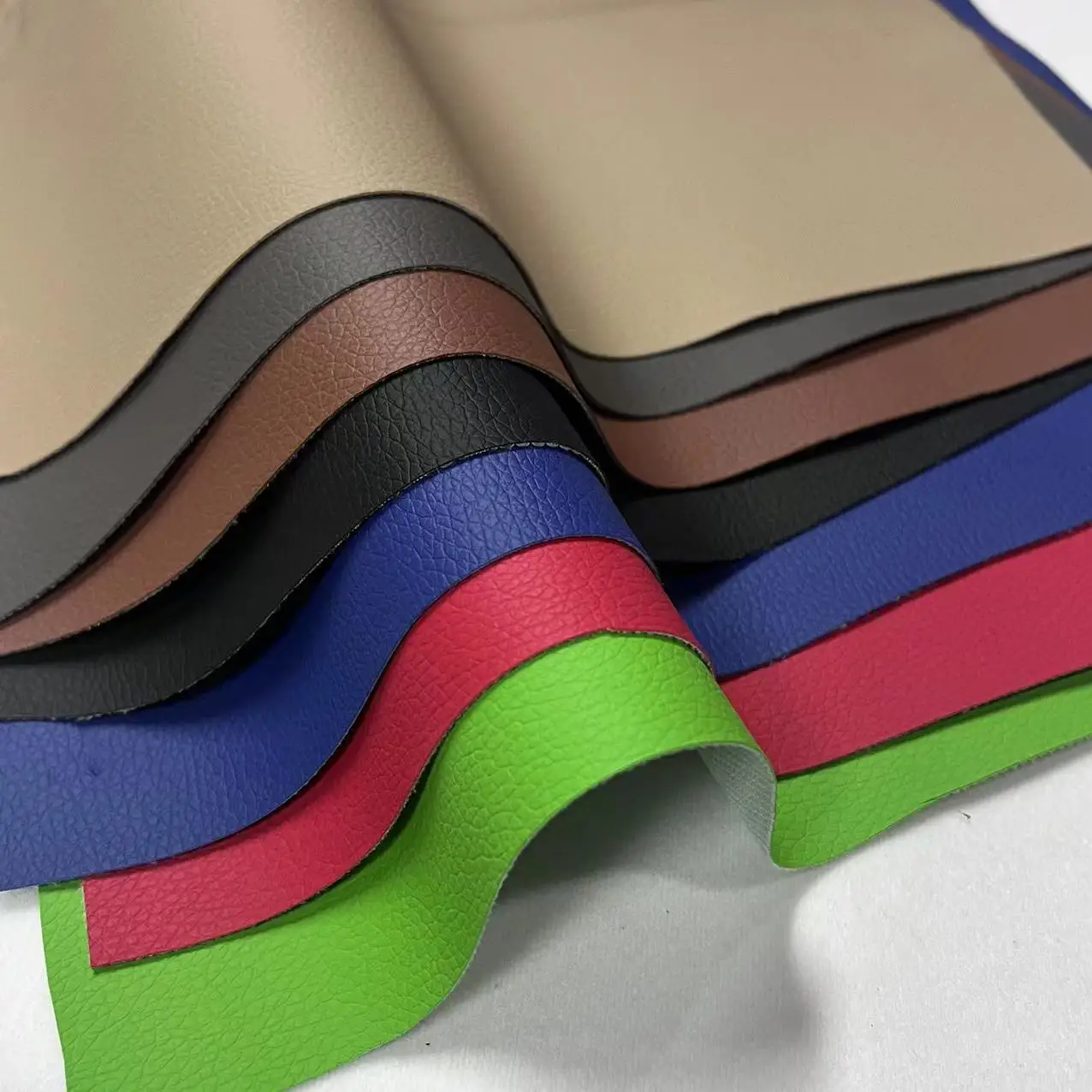 high quality PVC Faux leather fabrics Car seat cover interior uphlostery PVC artificial leather sofa furniture