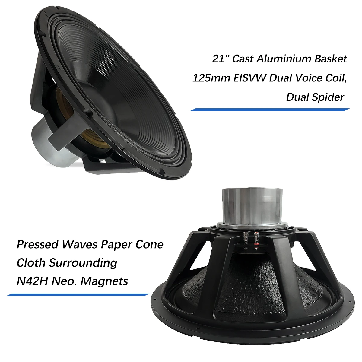 21inch Car Spl Competition Subwoofer 3000W Cast Aluminium Basket Powered Subwoofer Professional Loudspeaker Subwoofer