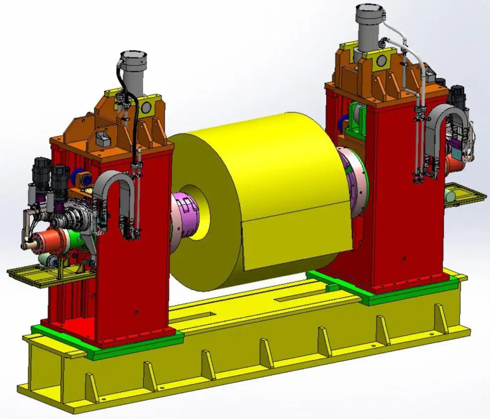 recoiler/tension reel hydraulic recoiler and decoiler for cold rolling mill for sale