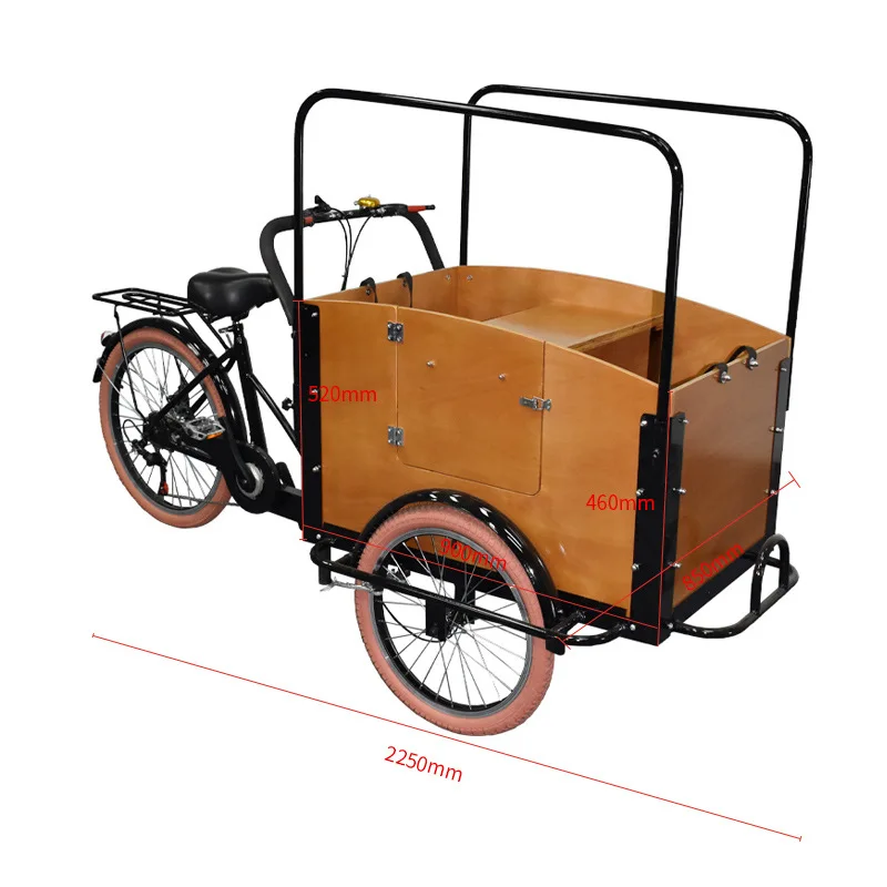 3 wheel cargo bike electric bike for cargo family cargo bike kids tricycle bakfiets electric tricycle