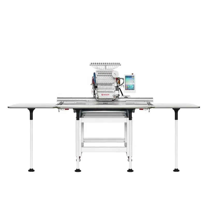 MFGS 1501(50*120cm) Computerized automatic single head 15 needle industrial high quality custom embroidery sewing machine prices