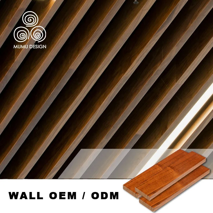 MUMU Manu facture 3D Models Decor Cafe Restaurant Furniture Hotels Wood Pattern Ceiling PVC