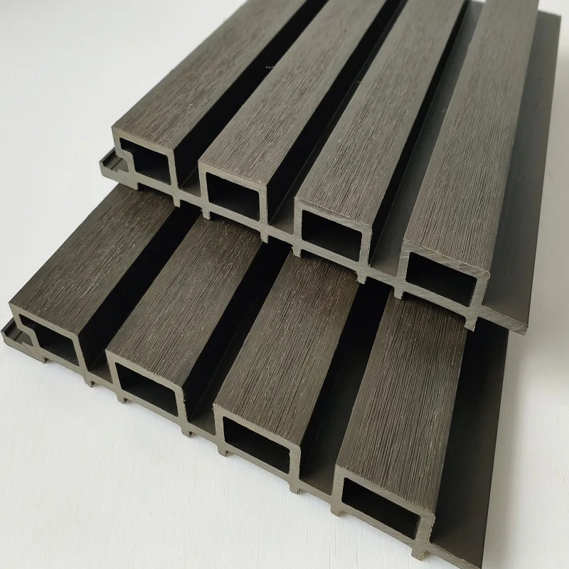 Wood Plastic Composite Pvc wpc Coated Cladding Fluted Wall Board Interior Wpc Wall Panel