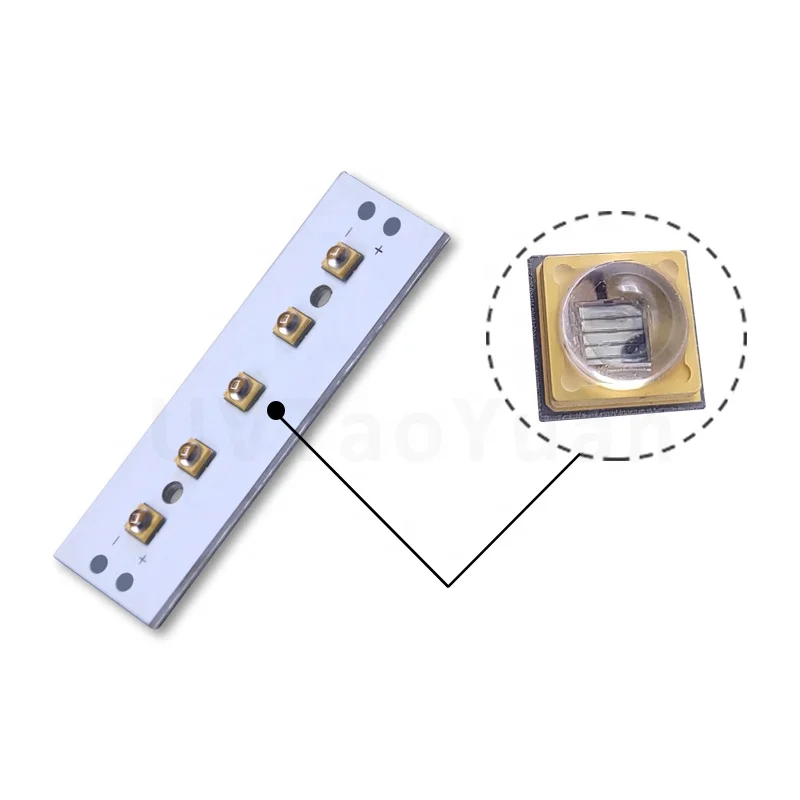 UVB UVC LED Diode High Output Power Radiant 60mw 70mW SMD3939 290nm 293nm 295nm Uv LED Chip UVB LED Strip Array