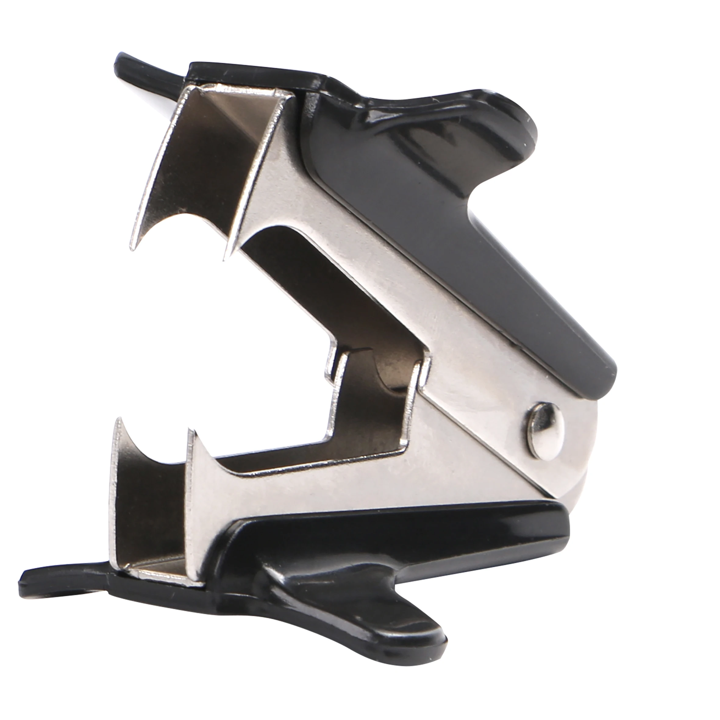 Сцепитель для степлера без 10 степлеров, Сверхширокий захват для пальцев, стальные челюсти, мини-черный металлический материал
