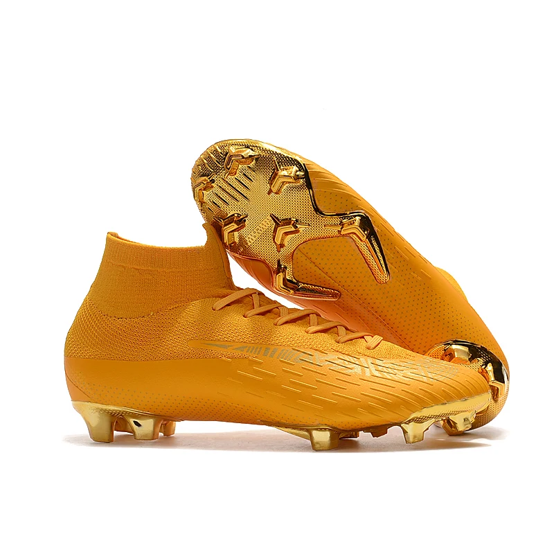 Новый дизайн, популярная обувь для тренировок на открытом воздухе, взрослые футбольные бутсы FG, футбольные клипсы, профессиональные длинные шипы, оптовая продажа с завода