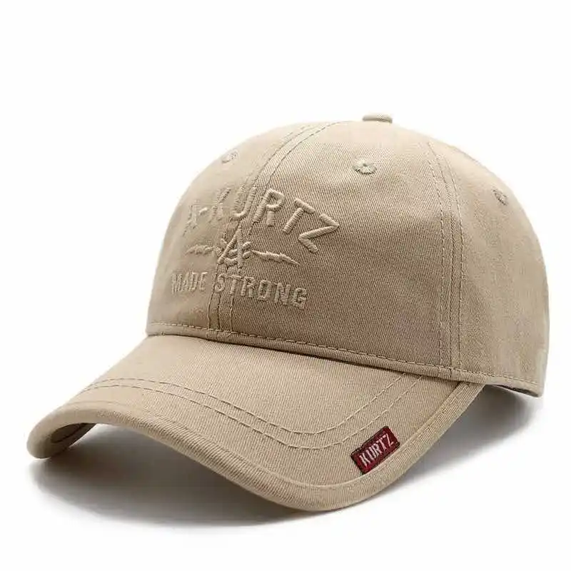 2024 topi korea golf sports caps for men custom embroidery logo 100% cotton unstructured dad hats