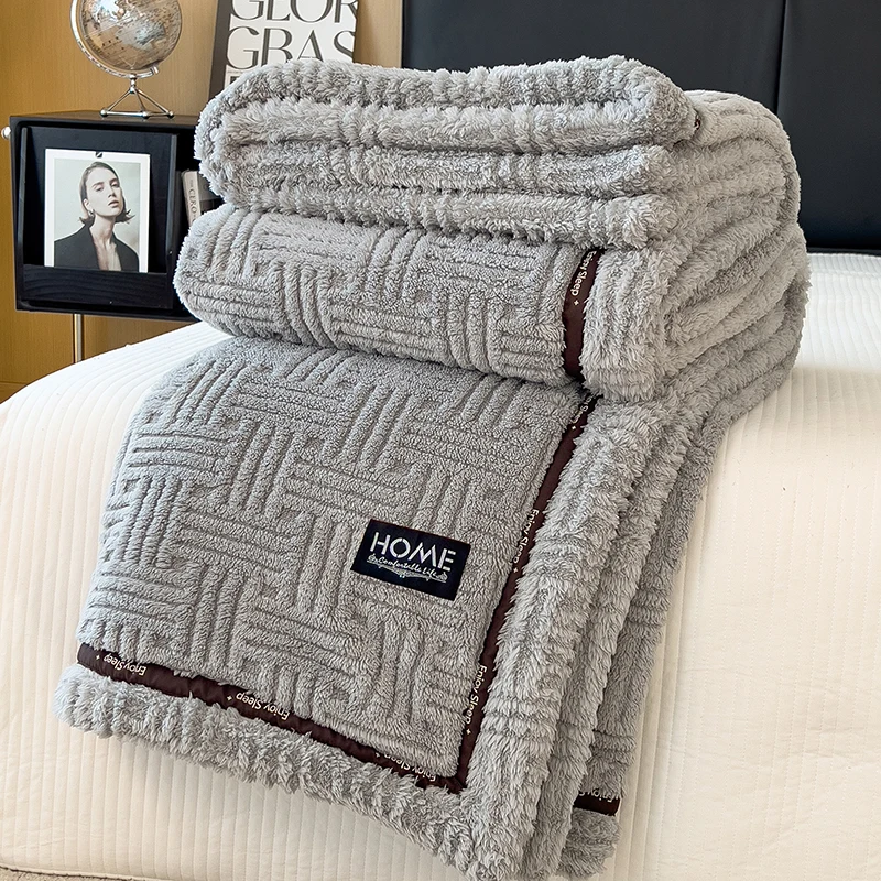 Warm bedding blanket with fleece half side fleece blanket blanket bedding set for babies