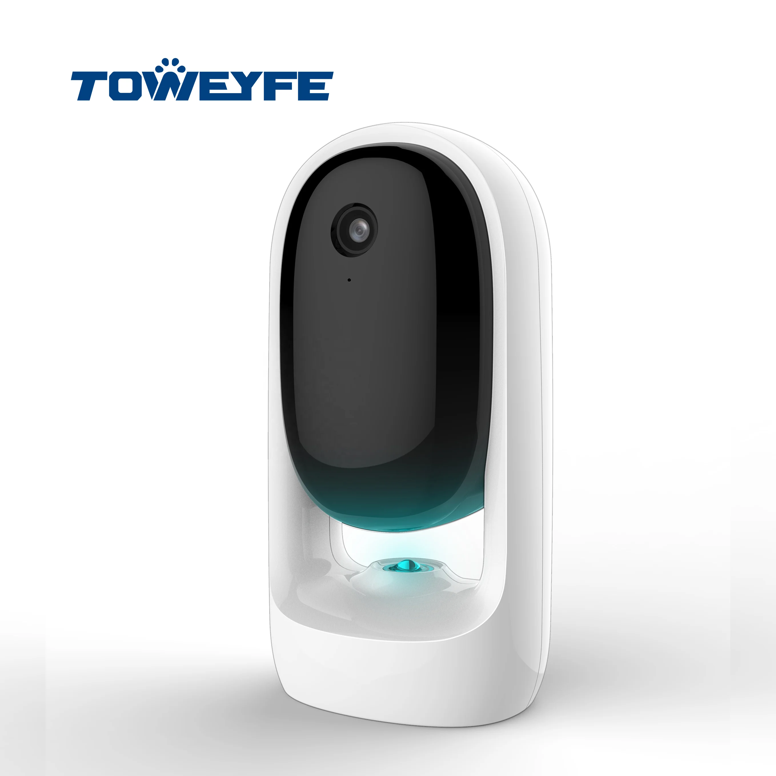 Toweyfe Technology Animal Chaser Exercise Automatic App Control Interactive Cat Pet Laser Light Toy Camera (1600383076747)