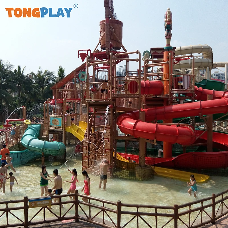 Creative joy custom-made wave pool water village amusement equipment hot-selling outdoor water park water playground