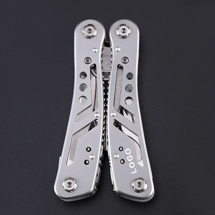 New Multitools Folding Plier Scissors Camping Fishing Multi Tools Plier Screwdriver Bits Multifunctional Knife Survival Tool