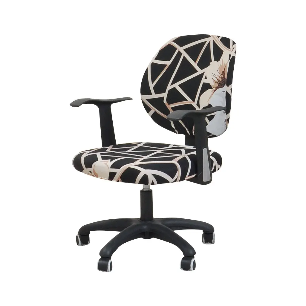 Office Computer Spandex Chair Cover Stretchable Rotate Swivel Chair Covers Cover Removable Washable Rotating Lift