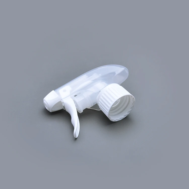 Custom color clear all plastic handle 28mm trigger sprayer
