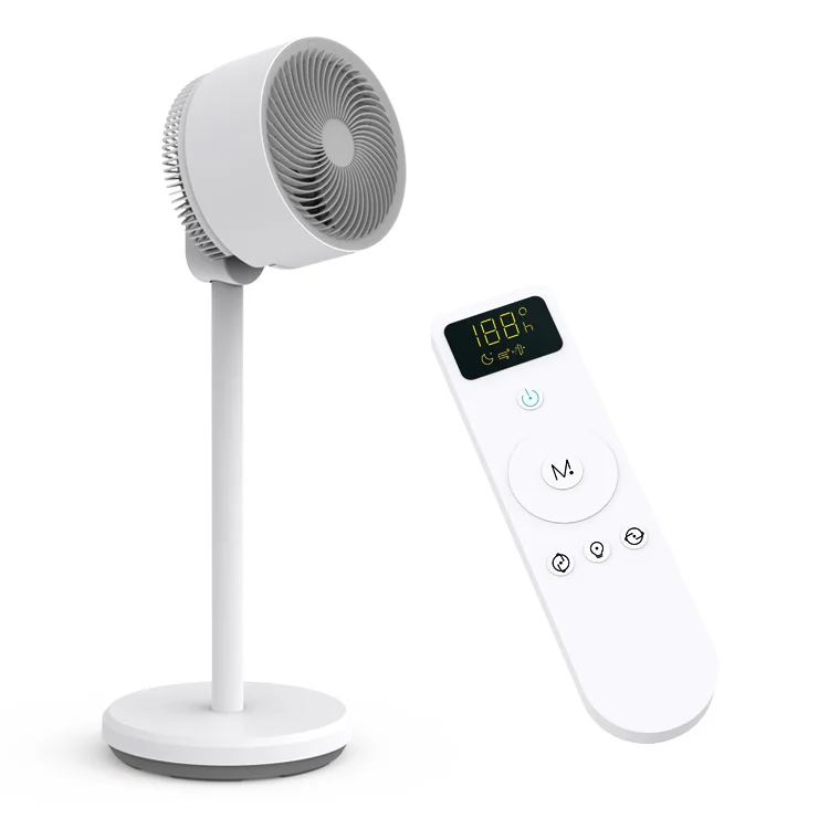 8 Inch 6 Speeds 3D Oscillation 10H Timer 4 Modes Versatile Quiet Adjustable Height Standing Fan 24W For Home Air Circulator Fan
