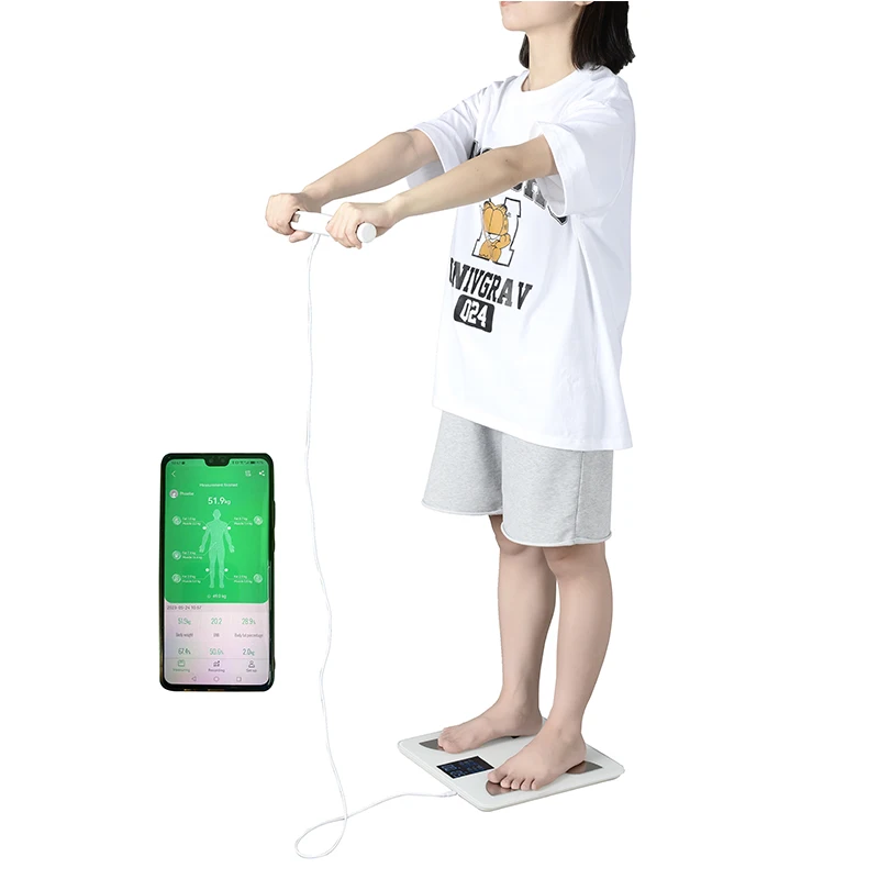 BSCI Multi-electrode smart body fat scale with big LCD display 200kg