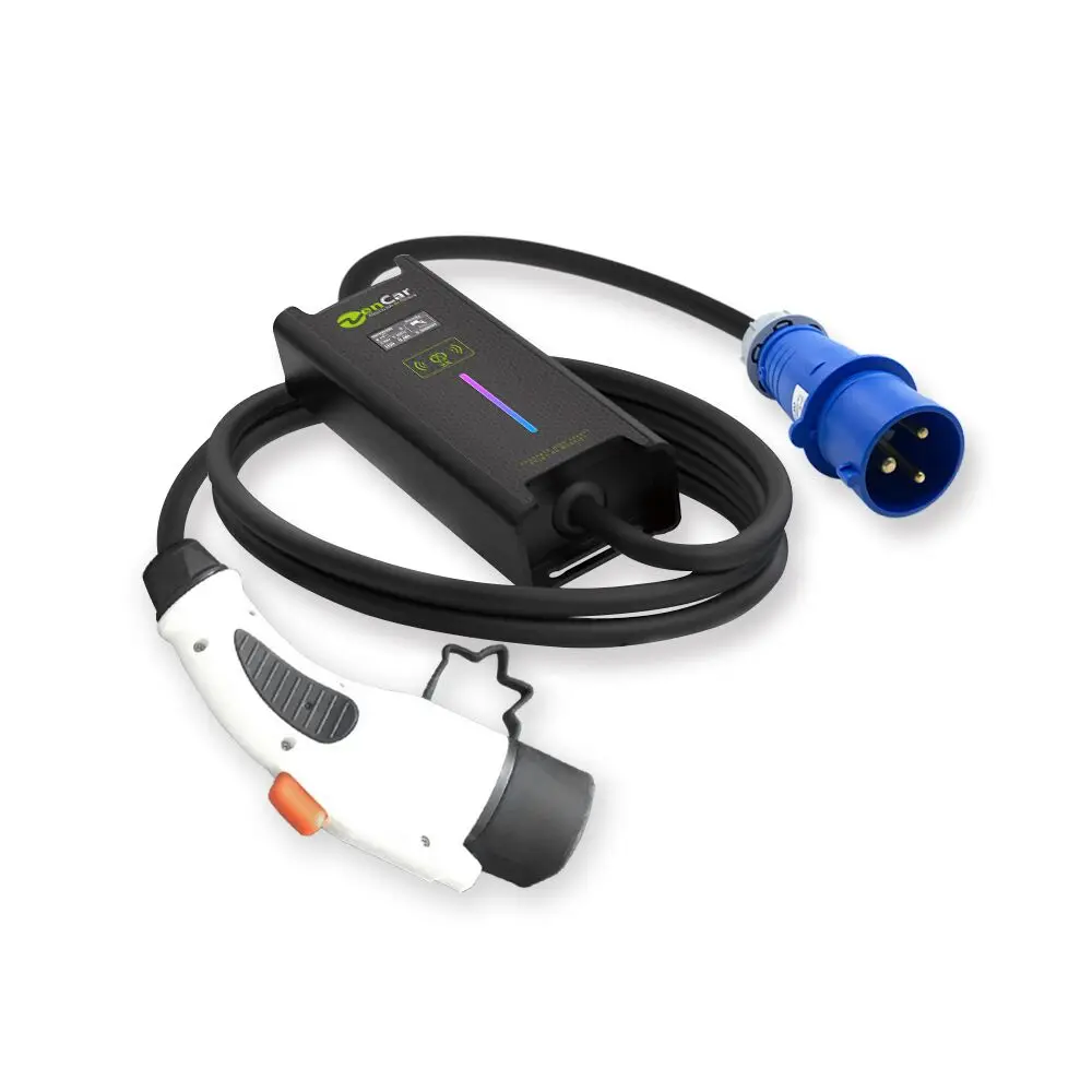 Зарядное устройство Zencar 16 А для автомобилей VW e-lavida 3,6 кВт, домашнее автомобильное зарядное устройство с синим зарядным кабелем CEE ev, портативная вилка GB/T