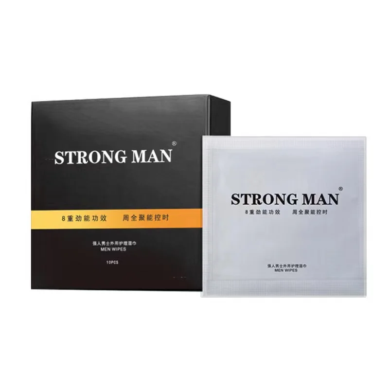 New Delay Wet paper towels Natural Wet Tissue Man Sexual Prolong Retardant Ejaculation Enhancer Pleasure for Men Lasting Sex