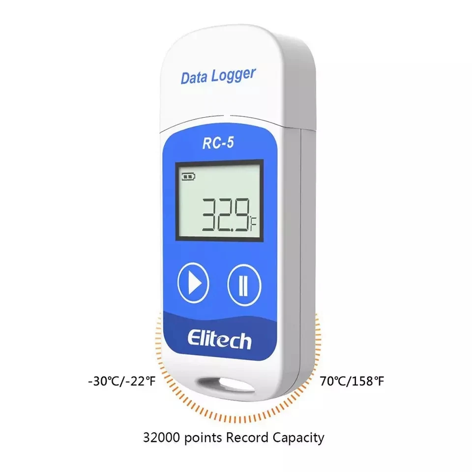 Elitech RC-5 USB температуры регистратор данных 32000 точек касания высокой