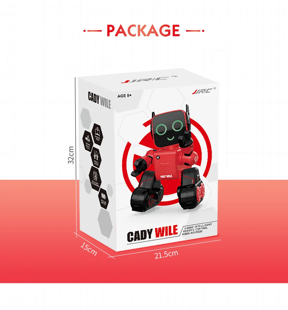 
Smart Educational Remote Control Robot Toy Intelligent Musical Dancing Robot With Build-in Coin Bank 