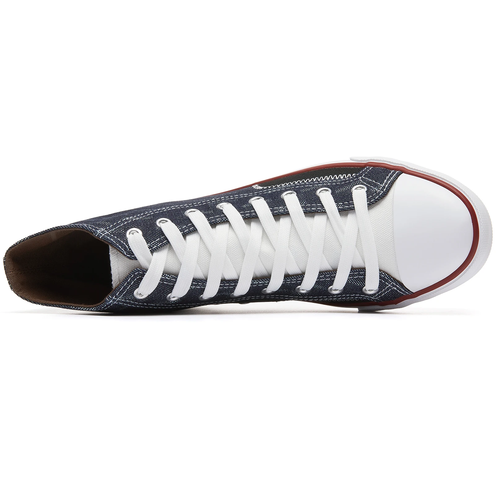 XRH Source Factory OEM ODM Vulcanized Wlking Sport Grey High Top Canvas Shoes For Unisex New Styles