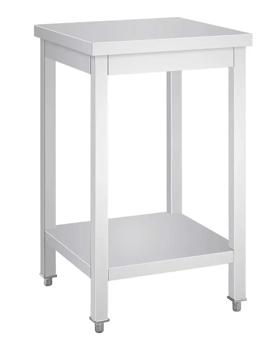 Heavy Duty Commercial Inox Double Food Flat  Work Table Bench For Australia/Steel Kitchen Prep & Work Table w/Backsplash