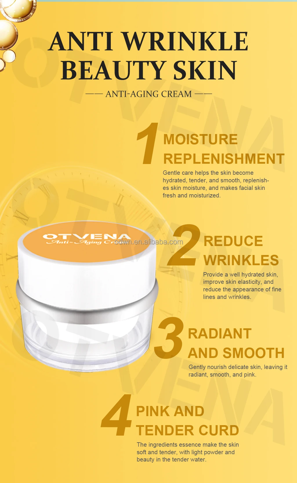 Plump Tone And Tighten Skin With OTVENA Best Wrinkle Cream Anti Aging Products