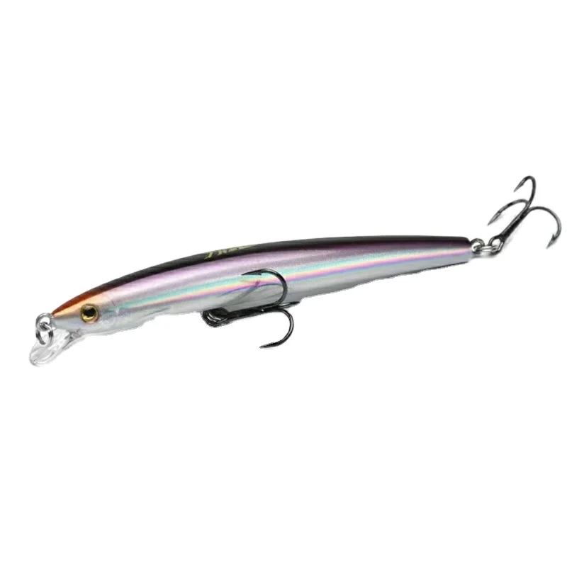 Lutac New Minnow Baits unpainted minnow lures Blank minnow trap outdoor equipment 100mm 7.5g Suspending 1m