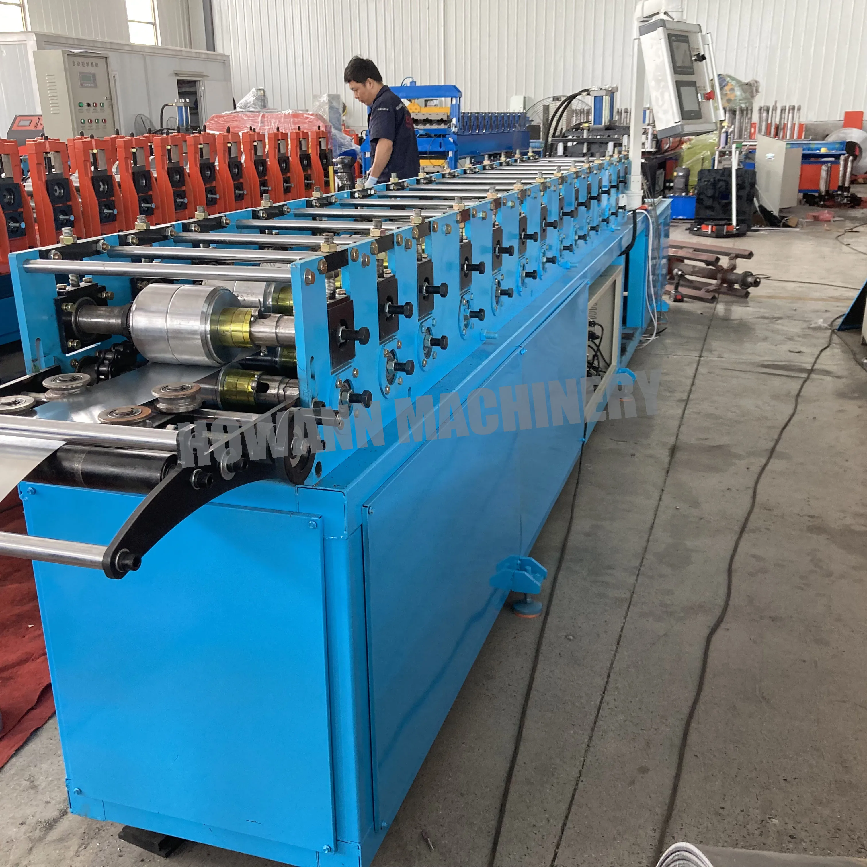 Garage Shutter Door c Channel Side Guide Rail Making Roll Forming Machine Hot Sells in Philippines