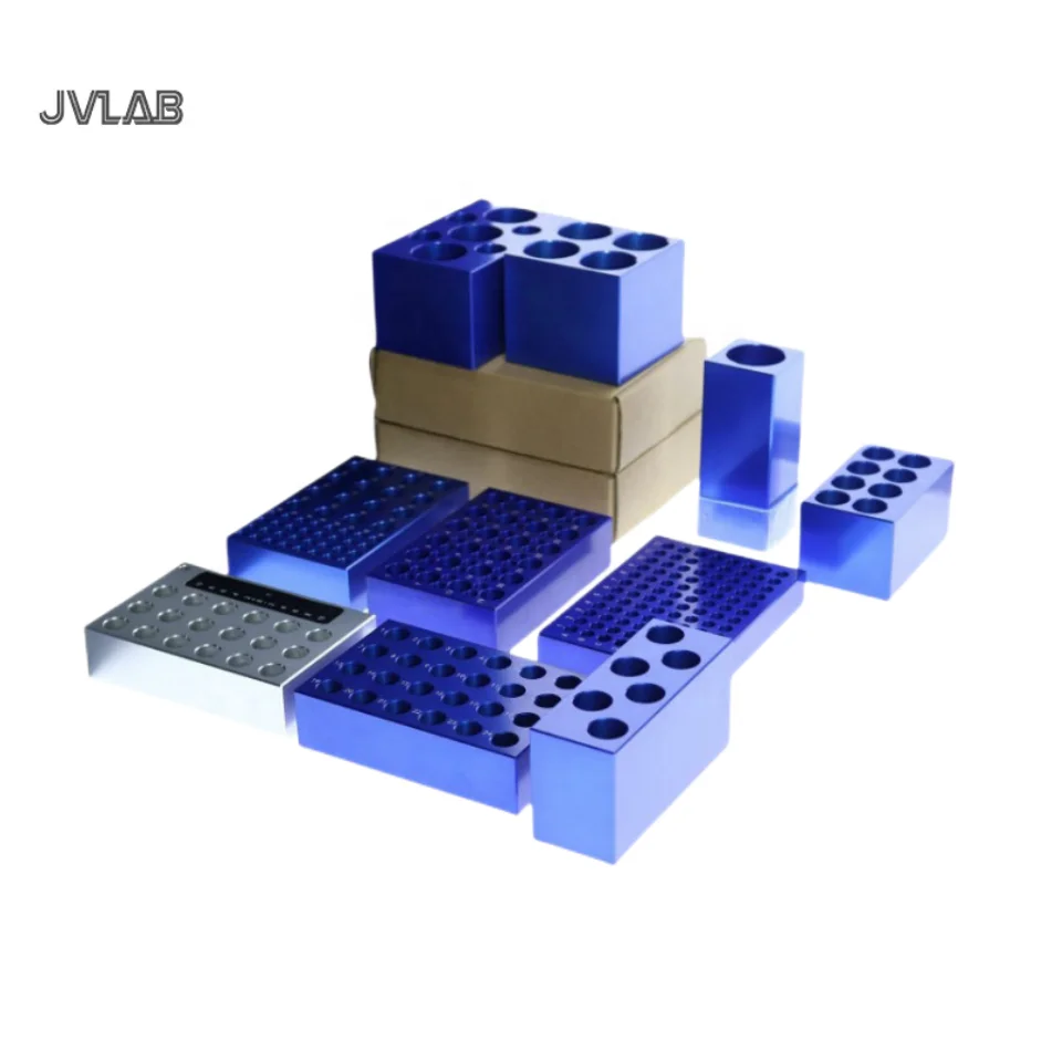 Ice Modular PCR Cooler Low-temperature Thermostat Pre-cooled Aluminum Ice Box 0.2/1.5/2/5/10/15/50ML Centrifuge Tube Rack