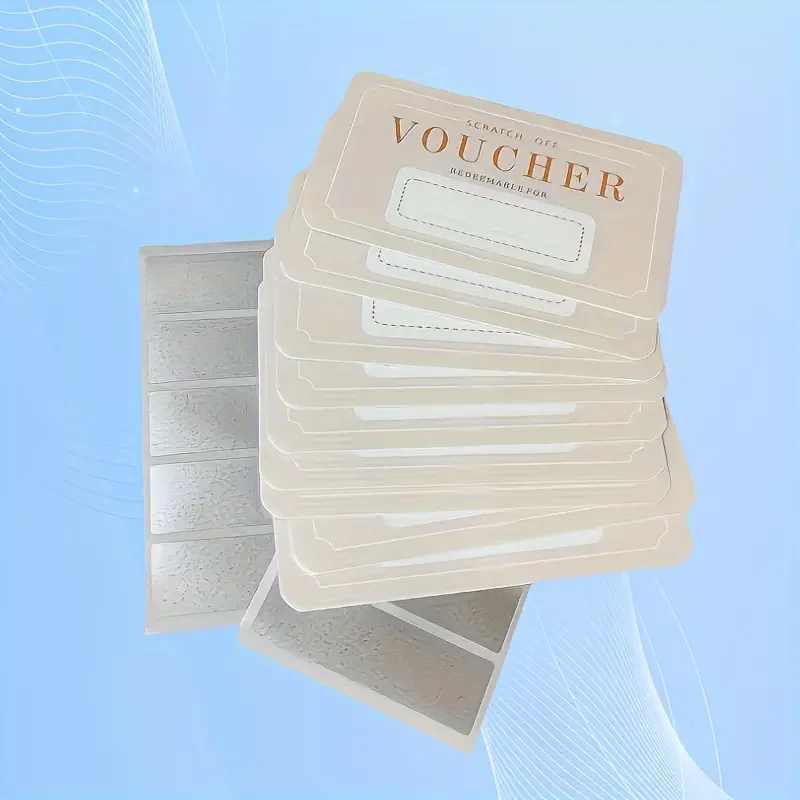 Custom creative DIY party Holiday birthday gift scratch card