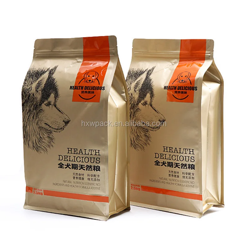 Custom Design Printed Fishing Lure Sachet 2.5kg 5kg Plastic Pet Feed Package Vegan Food Bottom Zipper Pouch LDPE