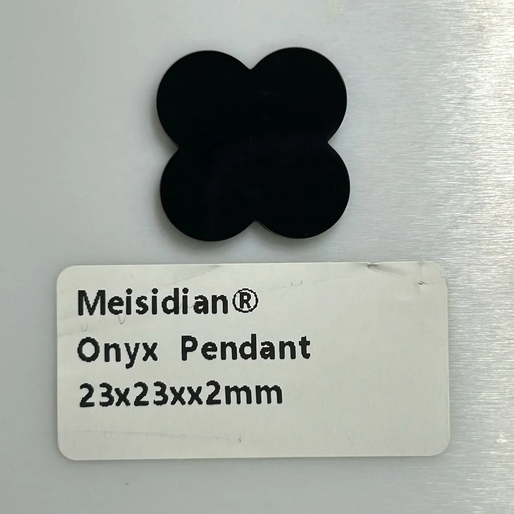 Malachite 4 Clover Four Leaf Clover Stone Agate Shell Mlalachite Stone Wholesale Natural Flower Cut Stone For Pendant