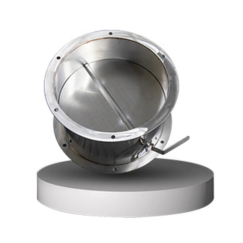 Galvanized & Stainless Steel Motorized Air Duct Volume Control for DC & AC 0-10V Motorized Air Damper