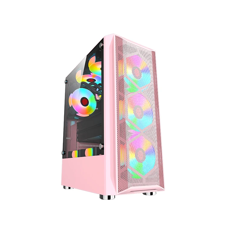 Космический Чехол на заказ розовый ПК компьютерный игровой корпус компьютера